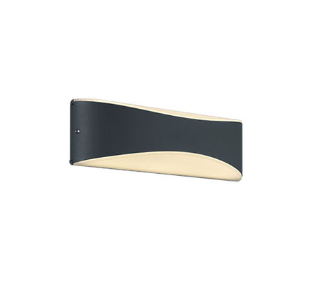 Aplique de exterior Trio Konda LED antracita 3000K regulable IP65 228560242