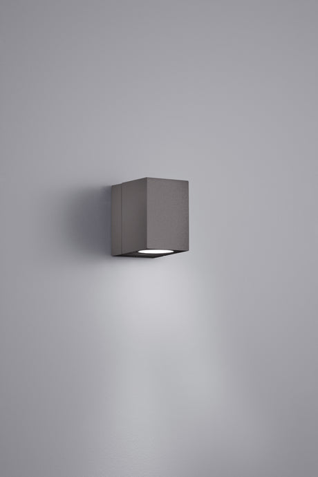 Aplique de exterior Trio Tiber LED antracita 3000K regulable IP54 229160142