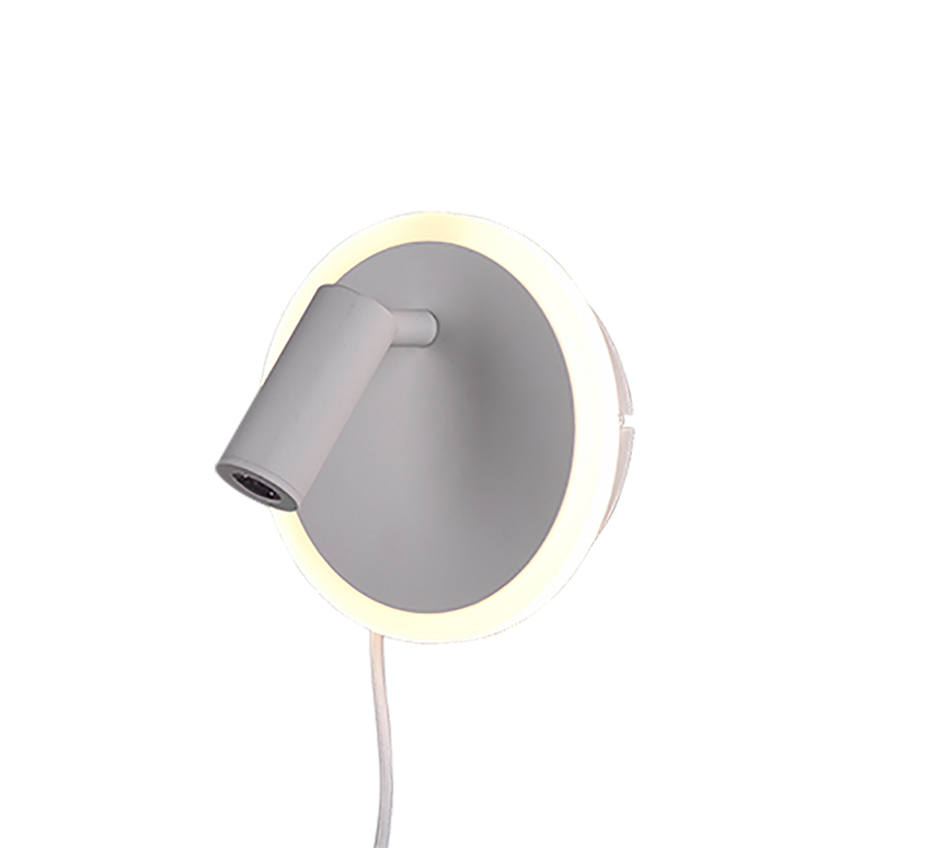 Aplique de pared Trio Jordan LED blanco mate 3000K regulable 229210231