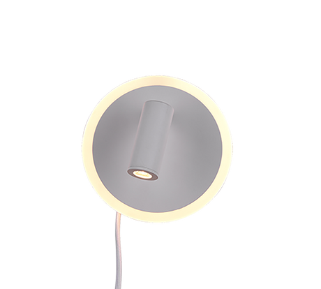 Aplique de pared Trio Jordan LED blanco mate 3000K regulable 229210231