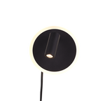 Aplique de pared Trio Jordan LED negro mate 3000K regulable 229210232