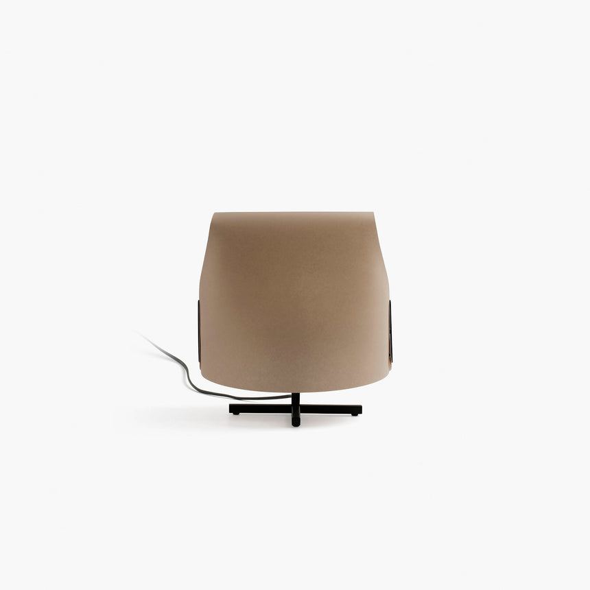Faro LUANG S Lámpara sobremesa negra/camel 23001-58