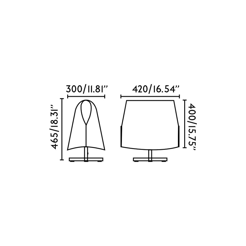 Faro LUANG M Lámpara sobremesa negra/beige 23002-57