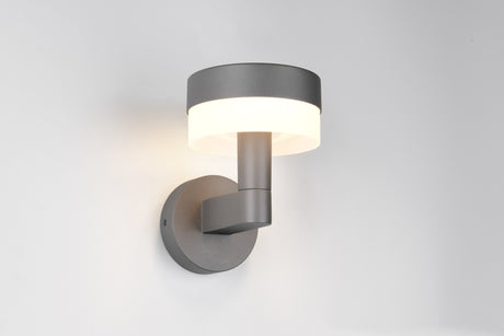 Aplique de exterior Trio Mackenzie LED antracita 3000K regulable IP54 230561142