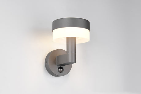 Aplique de exterior Trio Mackenzie LED antracita 3000K regulable IP54 230569142