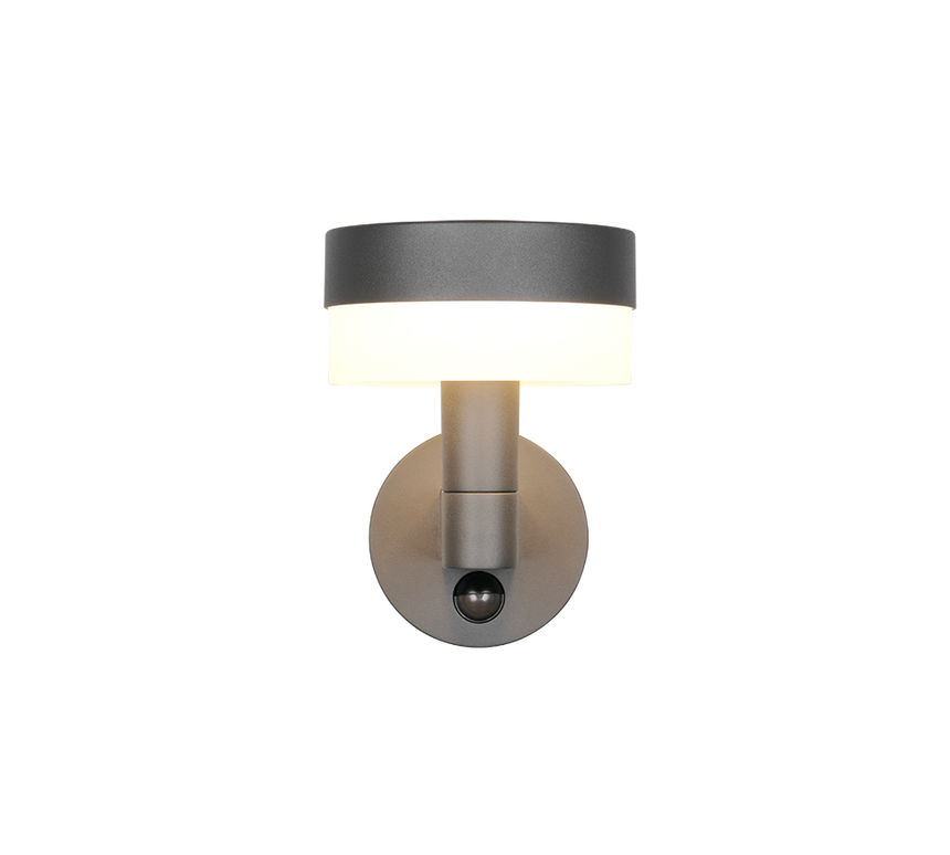 Aplique de exterior Trio Mackenzie LED antracita 3000K regulable IP54 230569142