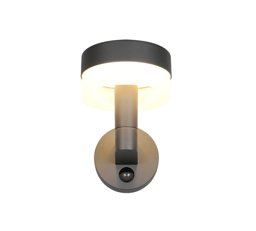 Aplique de exterior Trio Mackenzie LED antracita 3000K regulable IP54 230569142