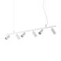 Lámpara colgante Ideal Lux Dynamite blanco 6 luces 168W Ø115,5cm 231433