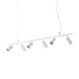 Lámpara colgante Ideal Lux Dynamite blanco 6 luces 168W Ø115,5cm 231433
