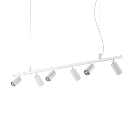 Lámpara colgante Ideal Lux Dynamite blanco 6 luces 168W Ø115,5cm 231433