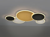Plafón Schuller Umbra LED oro y negro 3000K 236322