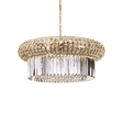 Lámpara colgante Ideal Lux Nabucco dorado cristal 16 luces 640W Ø70cm 237800