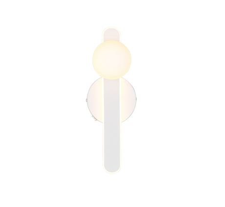 Aplique de pared Trio Napoli LED blanco mate 34,5cm 237970131