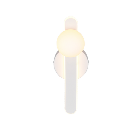 Aplique de pared Trio Napoli LED blanco mate 34,5cm 237970131