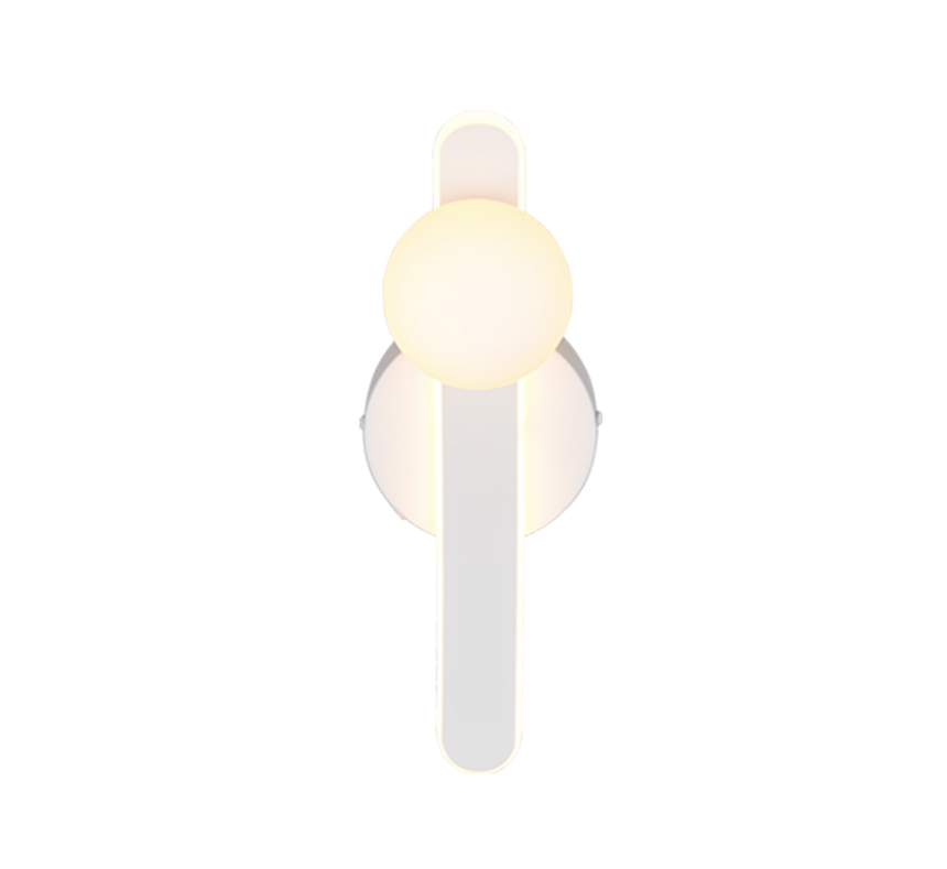 Aplique de pared Trio Napoli LED blanco mate 34,5cm 237970131