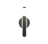 Aplique de pared Trio Napoli LED negro mate 34,5cm 237970132