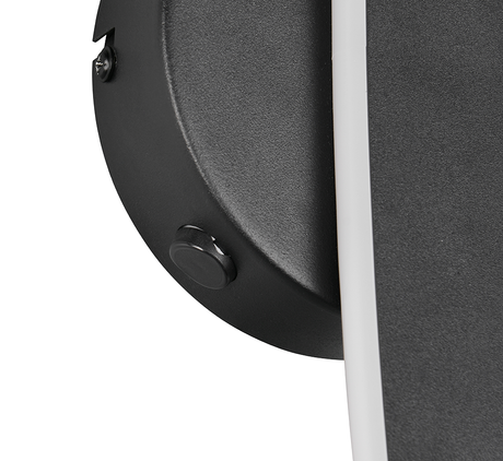 Aplique de pared Trio Napoli LED negro mate 34,5cm 237970132