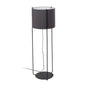 Lámpara de pie salón Faro Drum E27 Ø32cm negro y gris oscuro — ref. 24023-34 (1)