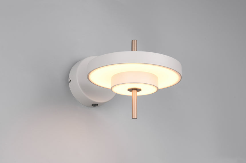 Aplique de pared Trio Keaton LED gris cálido 240270176