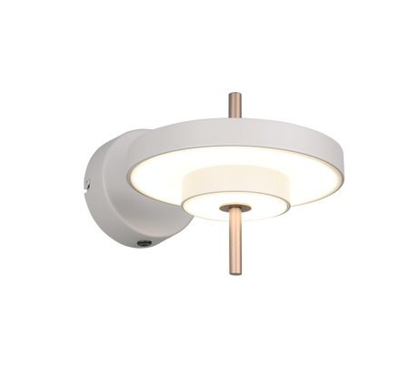 Aplique de pared Trio Keaton LED gris cálido 240270176