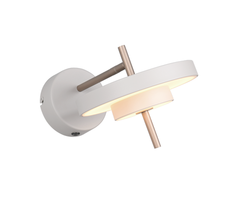 Aplique de pared Trio Keaton LED gris cálido 240270176