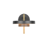 Aplique de pared Trio Keaton LED negro y dorado 240270180