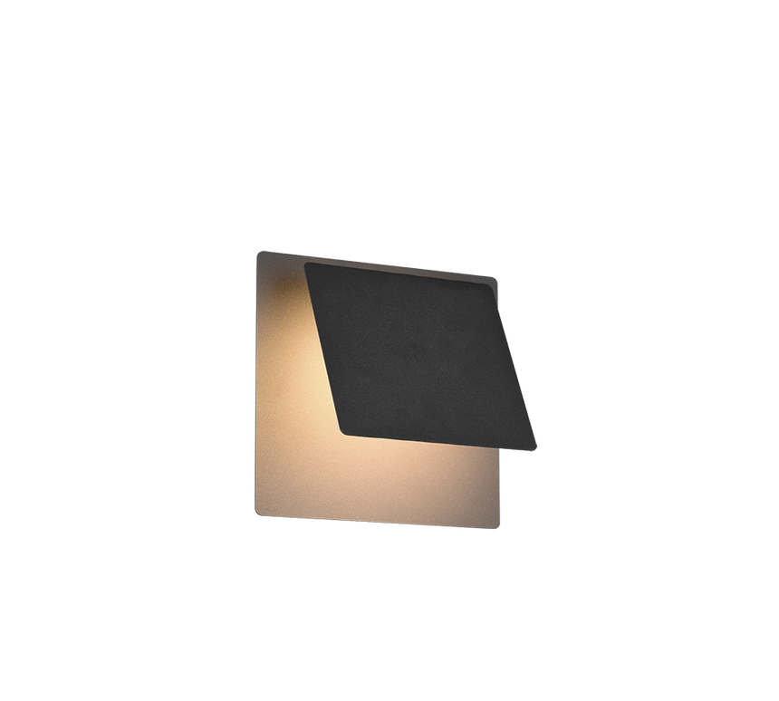 Aplique de pared Trio Mio LED negro mate 3000K 240319132