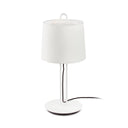 Lámpara de mesa Faro Montreal E27 blanco y blanco 24034-04