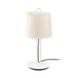 Lámpara de mesa Faro Montreal E27 blanco y beige — ref. 24034-05 (1)
