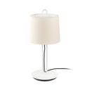 Lámpara de mesa Faro Montreal E27 blanco y beige — ref. 24034-05 (1)