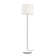 Lámpara de pie salón Faro Montreal E27 blanco y blanco Ø30cm 24036-07
