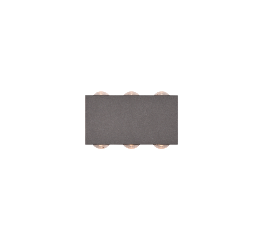 Aplique de exterior Trio Clyde LED antracita 3000K regulable IP54 240760142