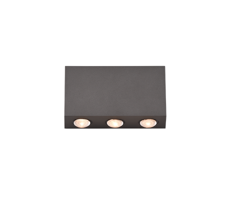 Aplique de exterior Trio Clyde LED antracita 3000K regulable IP54 240760142
