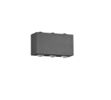 Aplique de exterior Trio Clyde LED antracita 3000K regulable IP54 240760142