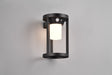 Aplique de exterior Trio Carmo LED negro mate solar 3000K regulable IP54 2410691