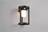 Aplique de exterior Trio Carmo LED negro mate solar 3000K regulable IP54 2410691