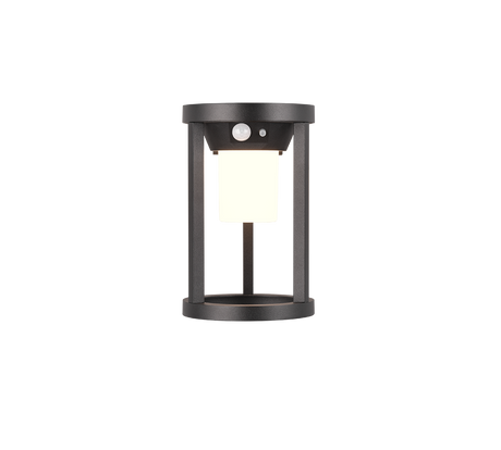 Aplique de exterior Trio Carmo LED negro mate solar 3000K regulable IP54 2410691