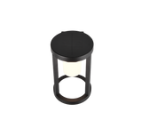 Aplique de exterior Trio Carmo LED negro mate solar 3000K regulable IP54 2410691