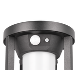 Aplique de exterior Trio Carmo LED negro mate solar 3000K regulable IP54 2410691