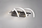 Aplique de pared Trio Sequence LED brushed aluminium 47cm 241810205