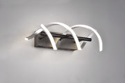 Aplique de pared Trio Sequence LED brushed aluminium 47cm 241810205