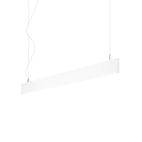 Sistema lineal Ideal Lux Steel blanco LED 32W 3000K regulable Ø120cm 241968