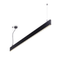 Sistema lineal Ideal Lux Steel negro LED 32W 3000K regulable Ø120cm 241975