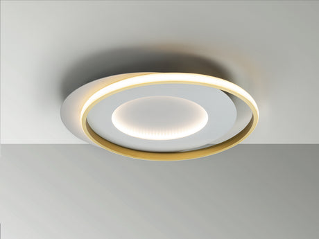 Plafón Schuller Limbos LED blanco y oro 3000K 245135 - vista 2