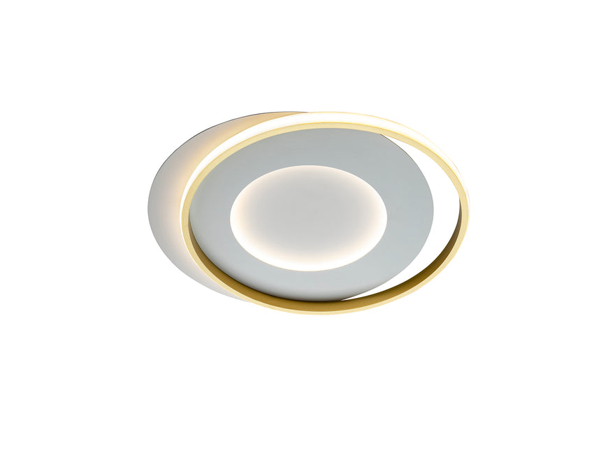 Plafón Schuller Limbos LED blanco y oro 3000K 245135 - vista 5
