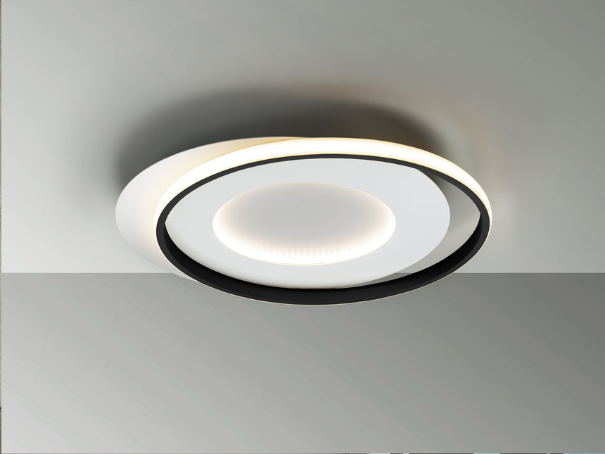 Plafón Schuller Limbos LED blanco y negro 4000K 245142 - vista 2