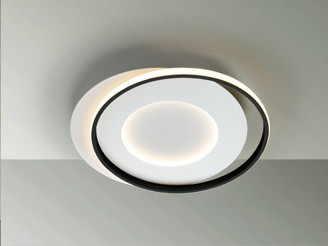 Plafón Schuller Limbos LED blanco y negro 4000K 245142 - vista 3