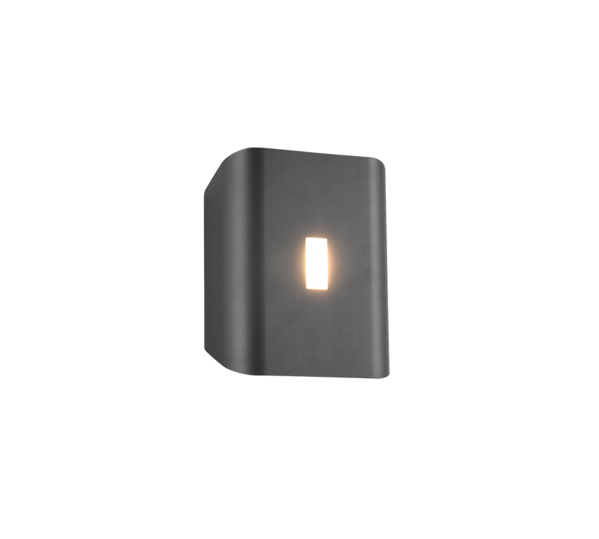 Aplique de exterior Trio Santerno LED antracita arriba y abajo IP54 246660342