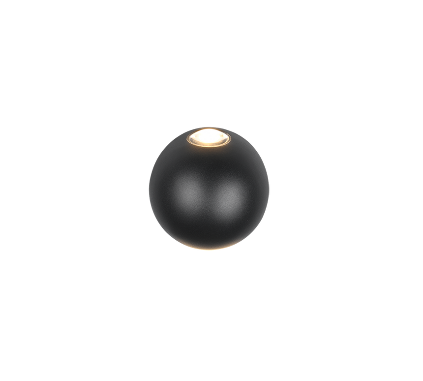 Aplique de exterior Trio Avisio LED negro mate 3000K IP54 246760232