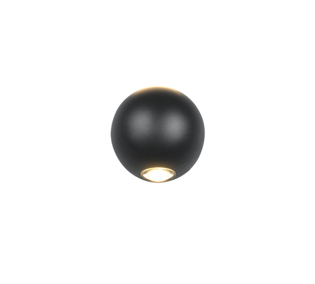 Aplique de exterior Trio Avisio LED negro mate 3000K IP54 246760232